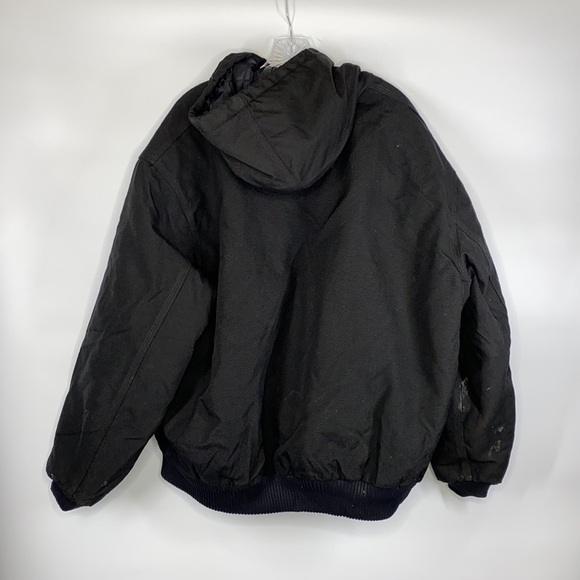 Carhartt Black J133 Extremes Quilted Work Jacket Size XL - Picture 2 of 9